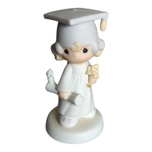 Vintage Precious Moments Graduation Girl School Figurine 1980 E-4721